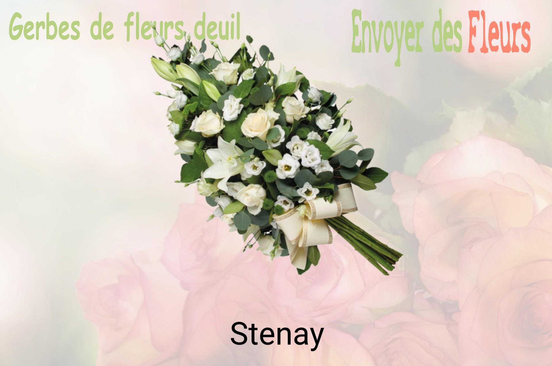 Gerbe de fleurs de deuil livrée à Stenay